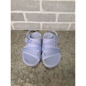Chaco Chillos Sport Rubber Hiking Outdoor‎ Shoes Aqua Blue Sandals Size 3